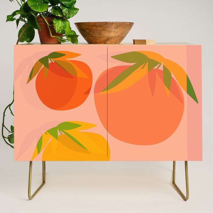 Spring Citrus #3 - Modern Art Print Credenza Gallery Image 1