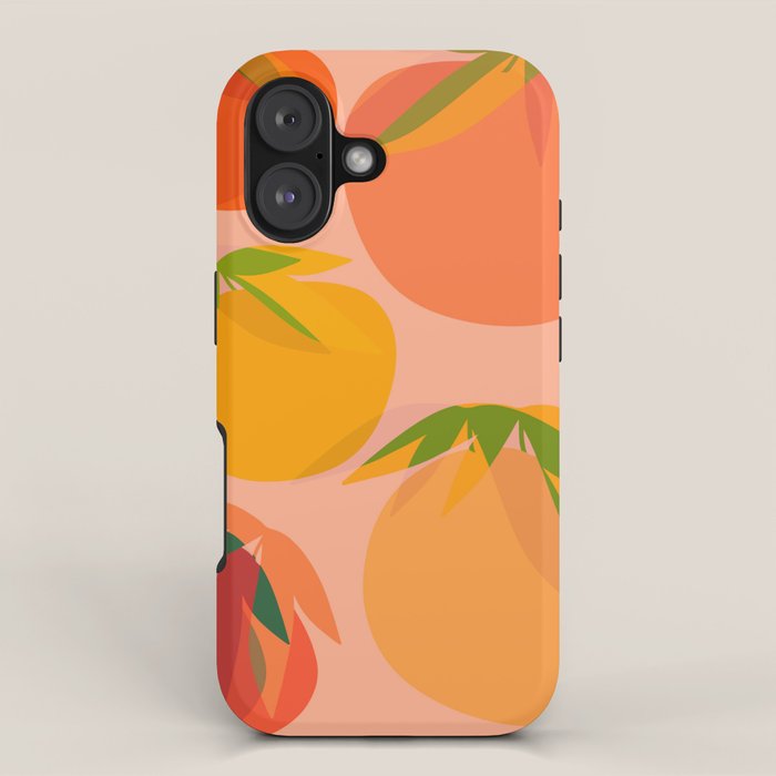 Spring Citrus #3 - Modern Art Print iPhone Case Gallery Image 1