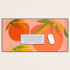 Spring Citrus #3 - Modern Art Print Desk Mat Gallery Image 1