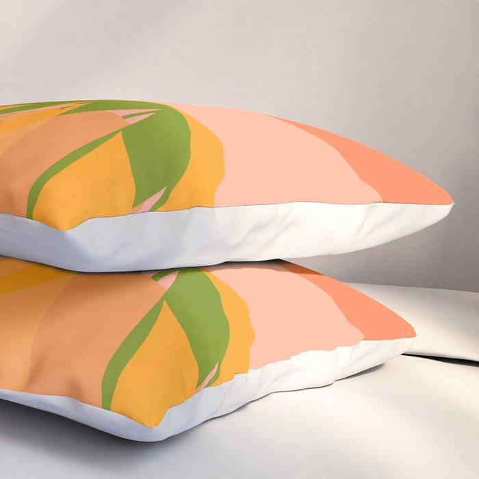 Spring Citrus #3 - Modern Art Print Pillow Sham Gallery Image 3