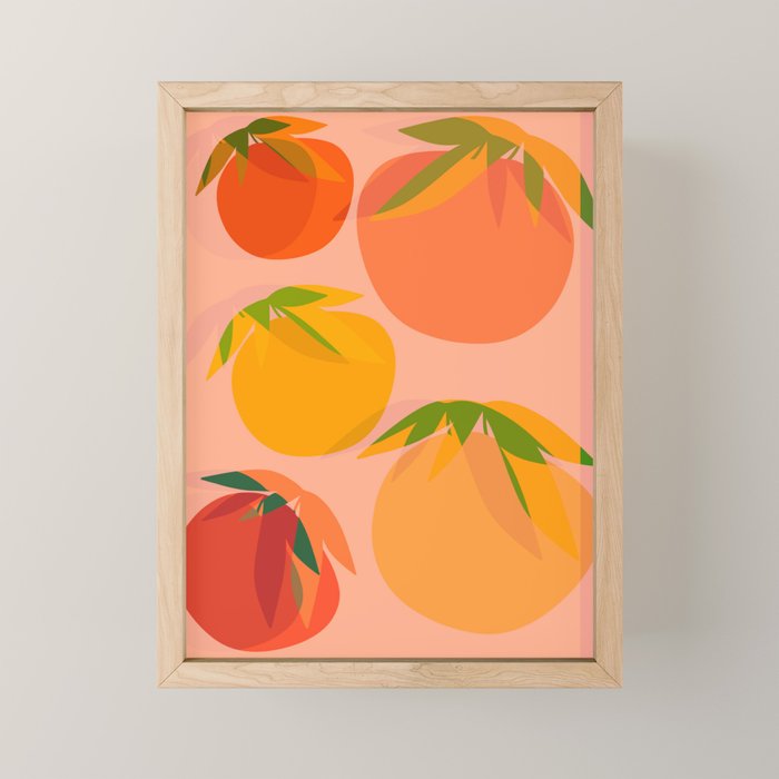 Spring Citrus #3 - Modern Art Print Mini Art Print Gallery Image 1