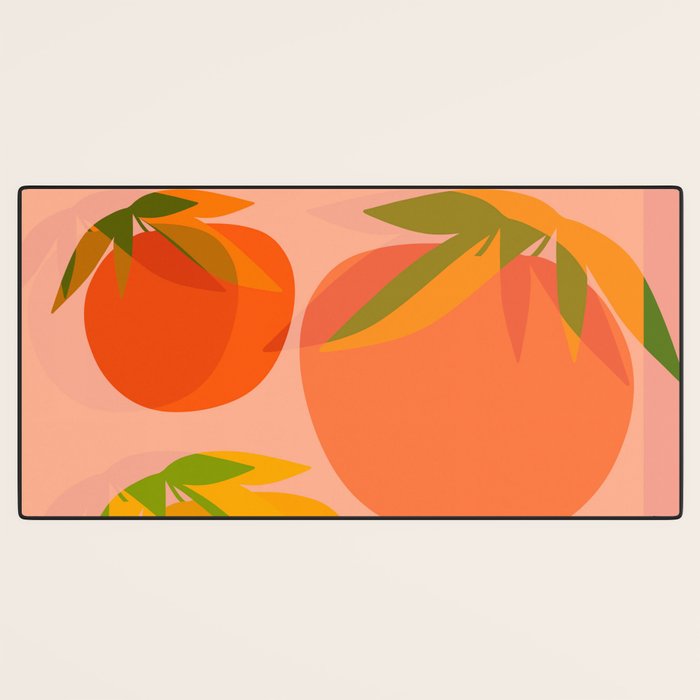 Spring Citrus #3 - Modern Art Print Desk Mat Gallery Image 3