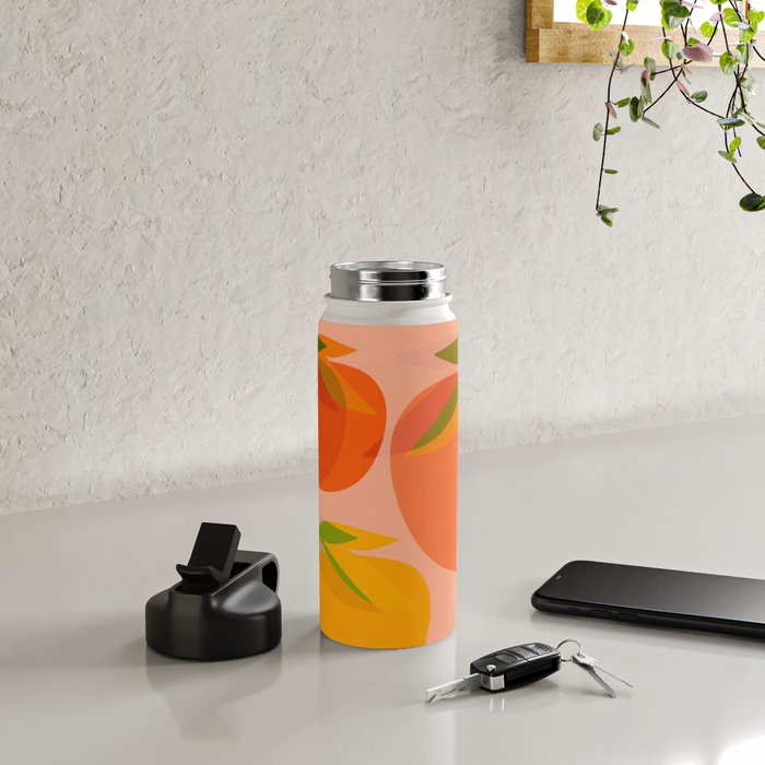 Spring Citrus #3 - Modern Art Print Water Bottle Gallery Image 4