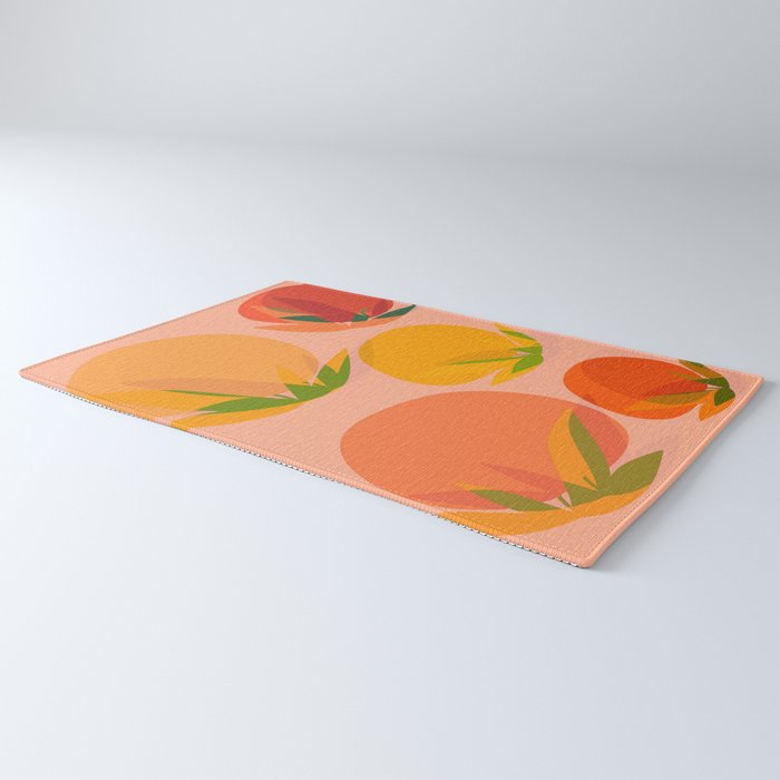 Spring Citrus #3 - Modern Art Print Rug Gallery Image 3