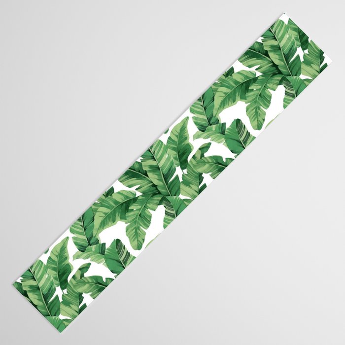Tropical banana leaves VI Table Runner Gallery Image 3