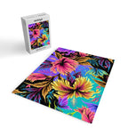 Hibiscus Butterflies - Multicolor Jigsaw Puzzle Gallery Image 2