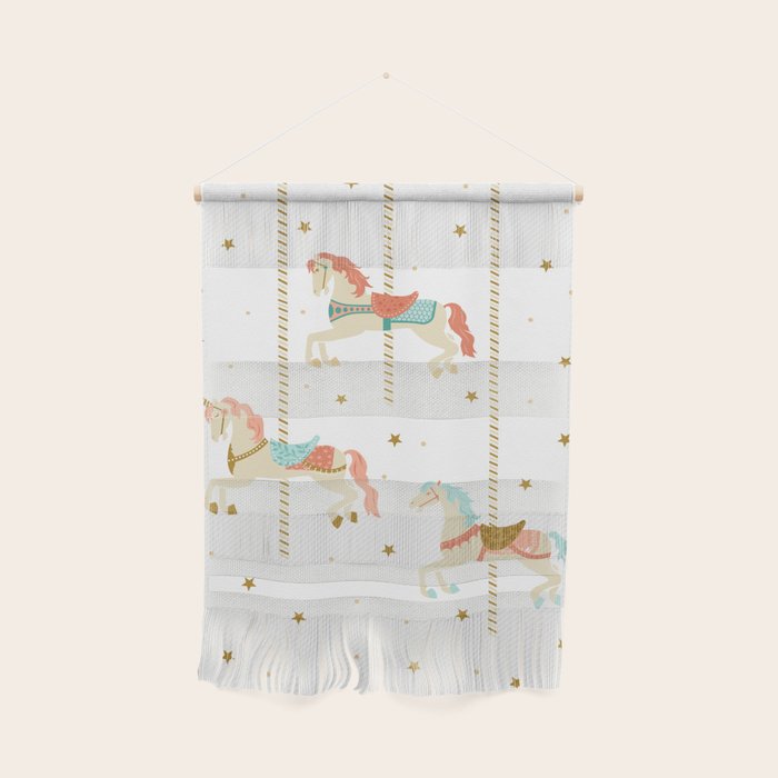 Carousel Horses Wall Hanging Gallery Image 1