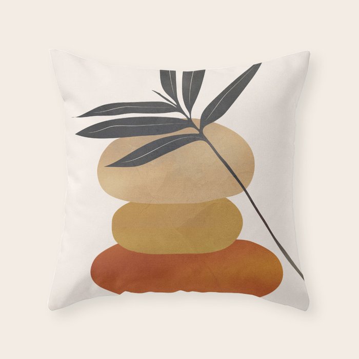 Flow of Balance 1 Throw Pillow Gallery Image 1