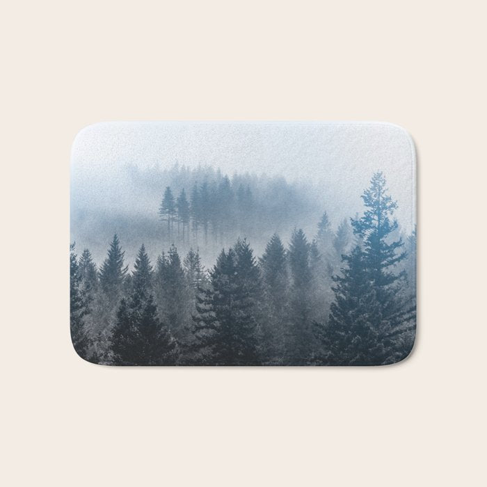 Pacific Northwest Forest Adventure II - Nature Photography Bath Mat Gallery Image 1