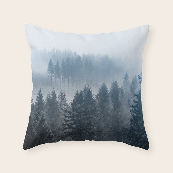 Pacific Northwest Forest Adventure II - Nature Photography Throw Pillow Gallery Image 6