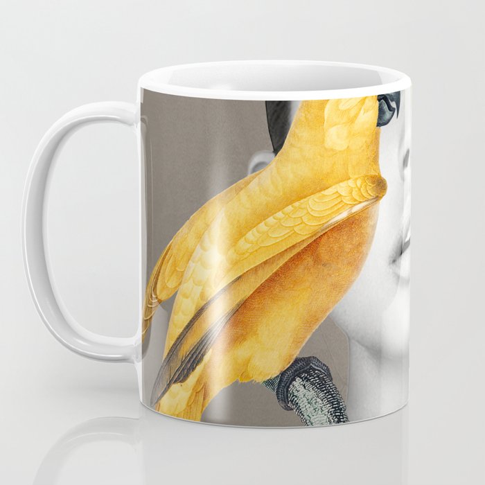 Girl with Parrots Coffee Mug Gallery Image 3