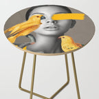 Girl with Parrots Side Table Gallery Image 2