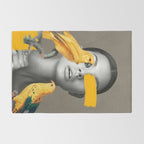 Girl with Parrots Rug Gallery Image 2