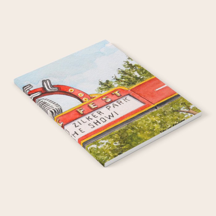 ACL Music Fest Sign Notebook Gallery Image 2