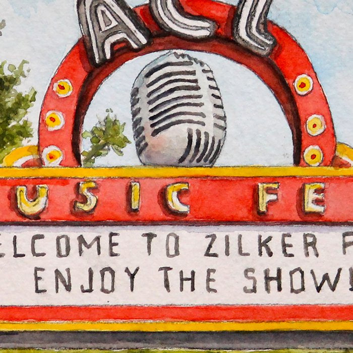 ACL Music Fest Sign Coffee Mug Gallery Image 2