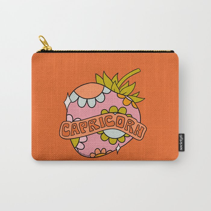 Capricorn Strawberry Carry All Pouch Gallery Image 1