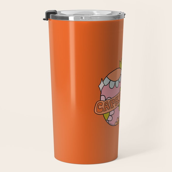 Capricorn Strawberry Travel Mug Gallery Image 3