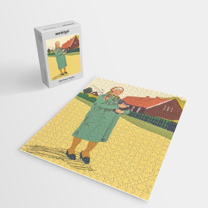 Woman with a cat Jigsaw Puzzle Gallery Image 2