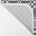 Structured Lines Grid Bath Mat Gallery Image 2