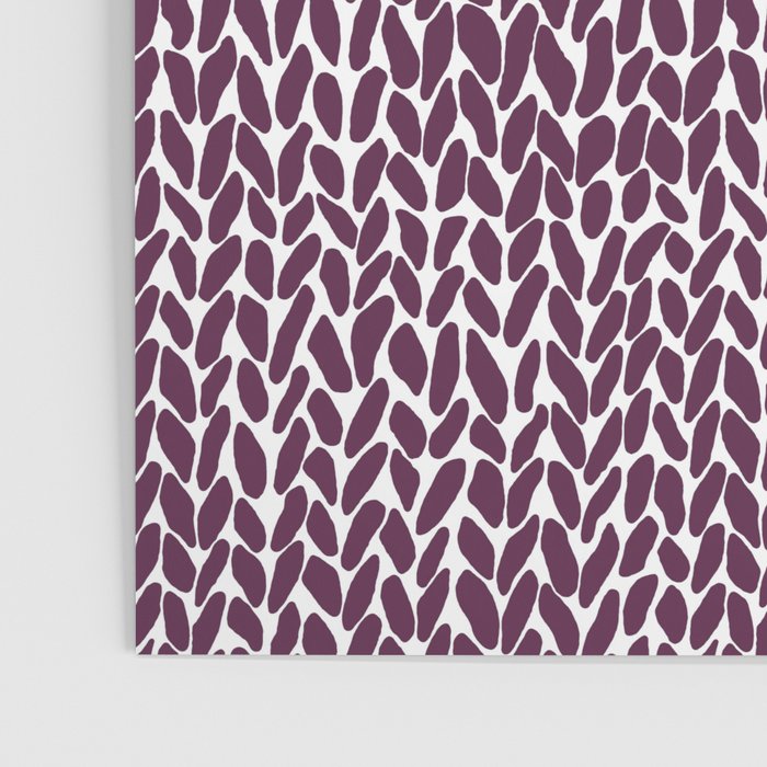 Hand Knit Plum Poster Gallery Image 3