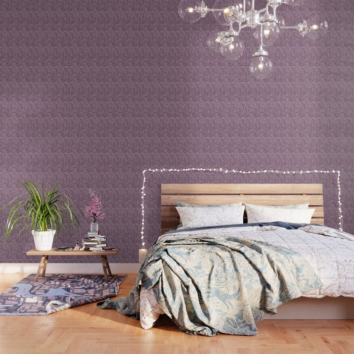 Hand Knit Plum Wallpaper Gallery Image 3