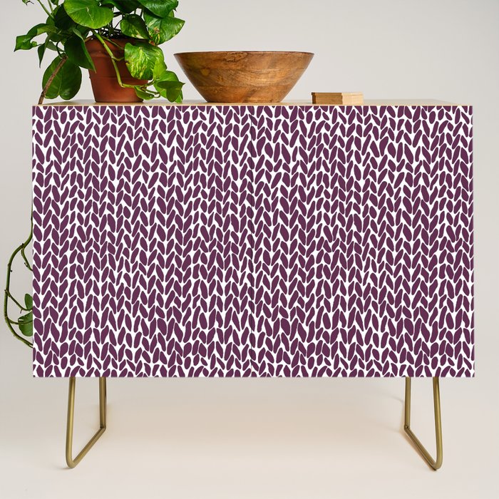 Hand Knit Plum Credenza Gallery Image 1