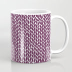 Hand Knit Plum Coffee Mug Gallery Image 1