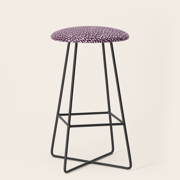 Hand Knit Plum Stool Gallery Image 1