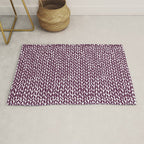 Hand Knit Plum Rug Gallery Image 1