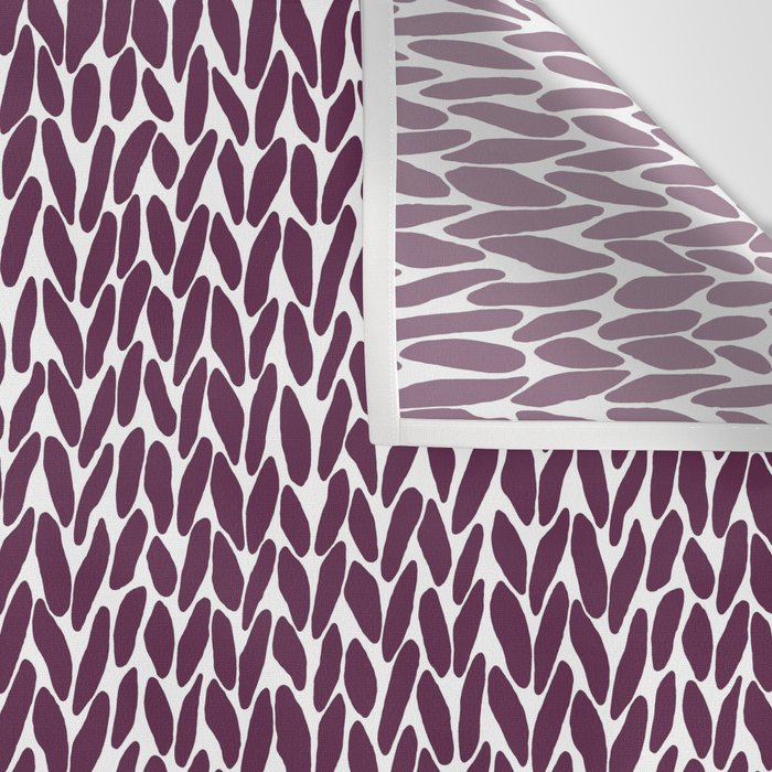 Hand Knit Plum Wall Tapestry Gallery Image 3