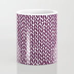 Hand Knit Plum Coffee Mug Gallery Image 4