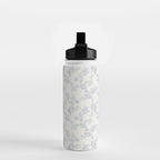 Vintage Toile Floral - Blue and White Water Bottle Gallery Image 2