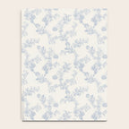 Vintage Toile Floral - Blue and White Notebook Gallery Image 4