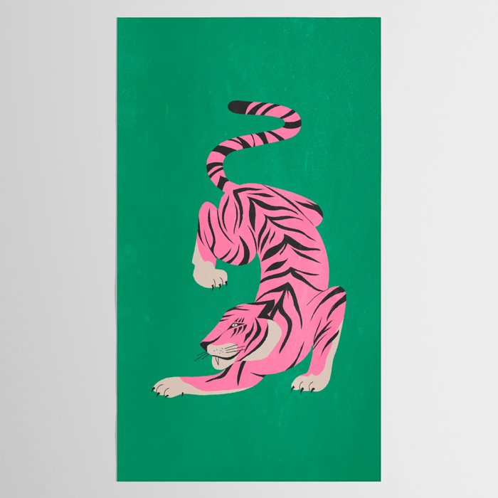 The Chase 2: Pink Tiger Edition Tablecloth Gallery Image 2