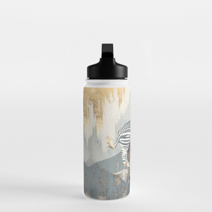 Metallic Zebras Water Bottle Gallery Image 3