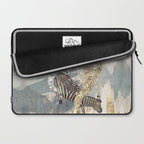 Metallic Zebras Laptop Sleeve Gallery Image 2