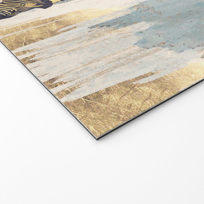 Metallic Zebras Welcome Mat Gallery Image 2