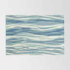 Wildlife Safari animal print blue Rug Gallery Image 2