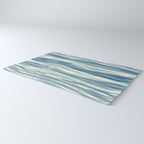 Wildlife Safari animal print blue Rug Gallery Image 3