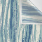 Wildlife Safari animal print blue Wall Tapestry Gallery Image 3