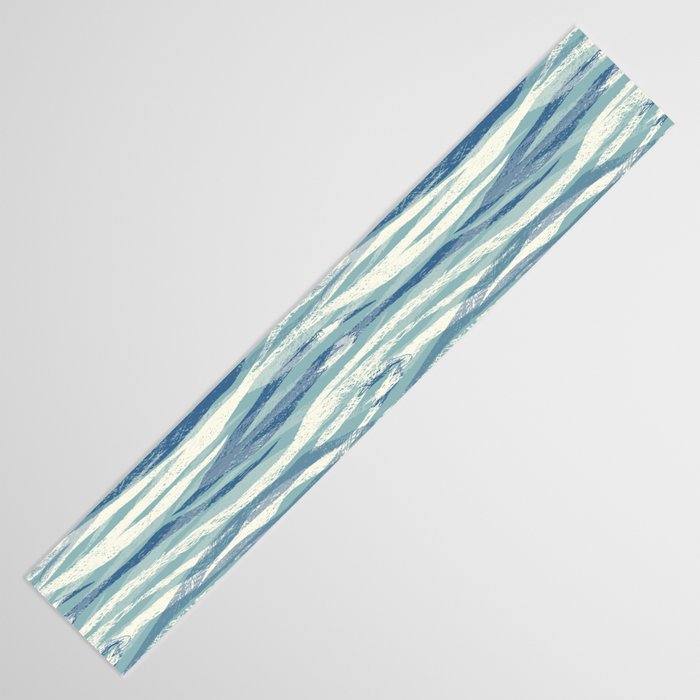 Wildlife Safari animal print blue Table Runner Gallery Image 3