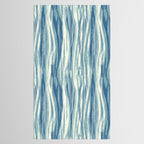 Wildlife Safari animal print blue Tablecloth Gallery Image 2