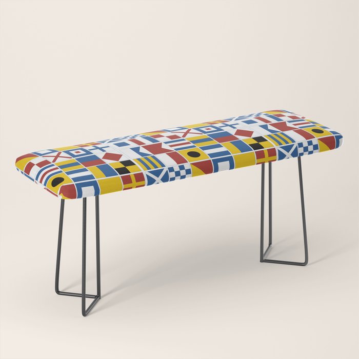 Nautical Flags Bench Gallery Image 1
