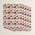 Sushi Persian Cat Wrapping Paper Gallery Image 3