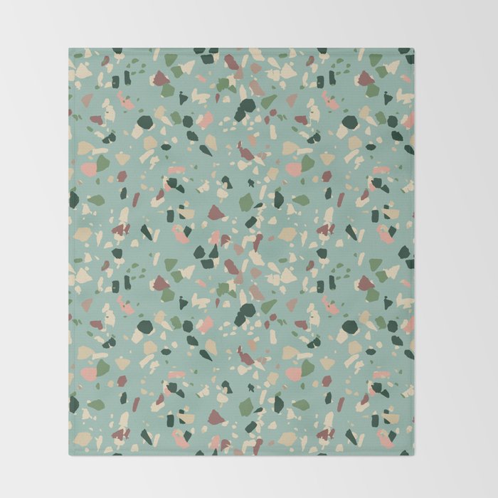 ZARAH TERRAZZO Throw Blanket Gallery Image 2