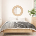Frida Kahlo and Agave Plant, Black and White, Vintage Art Duvet Cover Gallery Image 3