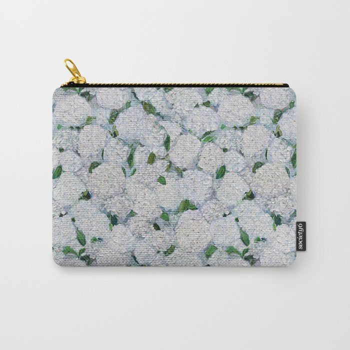 Annabelle Hydrangea Garden Carry All Pouch Gallery Image 1