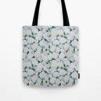 Annabelle Hydrangea Garden Tote Bag Gallery Image 1
