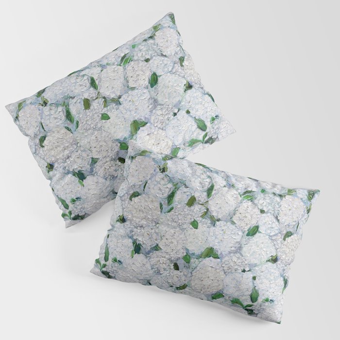 Annabelle Hydrangea Garden Pillow Sham Gallery Image 3