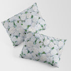 Annabelle Hydrangea Garden Pillow Sham Gallery Image 3